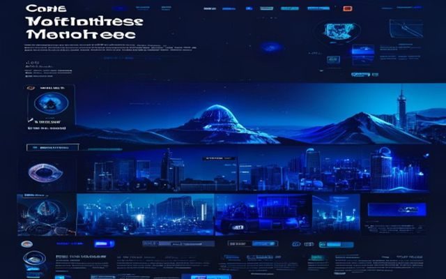 sp视频精选封面大图，展示高清画质的视频资源聚合界面，午夜蓝科技感风格，画面清晰专业